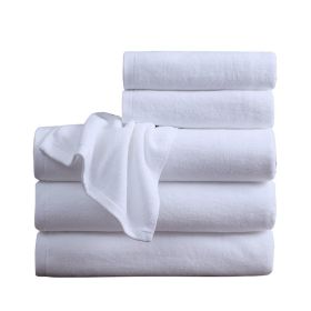 Cotton White Bath Towel Special Soft Bed Towel Cotton Thickened Absorbent