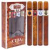 Cuba by Cuba for Men - 4 Pc Gift Set 1.17oz Cuba Gold; 1.17oz Cuba Blue; 1.17oz Cuba Red; 1.17oz Cuba Orange