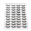 20 Pairs Mink Lashes Natural False Eyelashes Dramatic Volume Fake Lashes Soft Thick Long Eyelashes Wispy Makeup Extension 2022