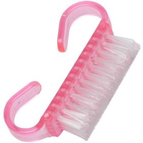 1 Piece Nail Tools Supplies Brush Nail Cleaning Dust Brush Dust Cleaning Nail Small Brush (Color: PINK)