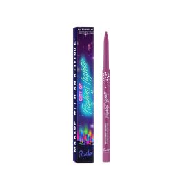 RUDE City of Flashing Lights Micro Retractable Liner (Color: Plum)