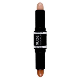 RUDE Magic Duo Highlight & Contour (Color: Tan)