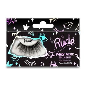 RUDE Essential Faux Mink 3D Lashes (Color: Exquisite)